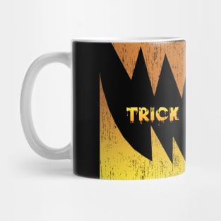 Cool trick or treat in pumpkin Mug